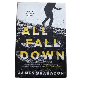 Brand new hardcover All fall down by James Brabazon Fiction Thriller Crime Novel